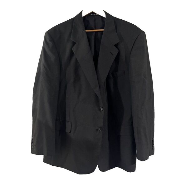 Kilburne and Finch Mens Gray Suit Size 41W Herringbone Custom Tailor 38"x30" - Picture 2 of 12